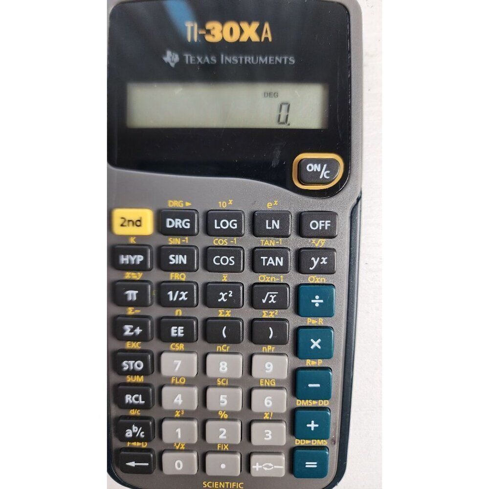 TI 30Xa Scientific Calculator, In working condition - Picture 6 of 8